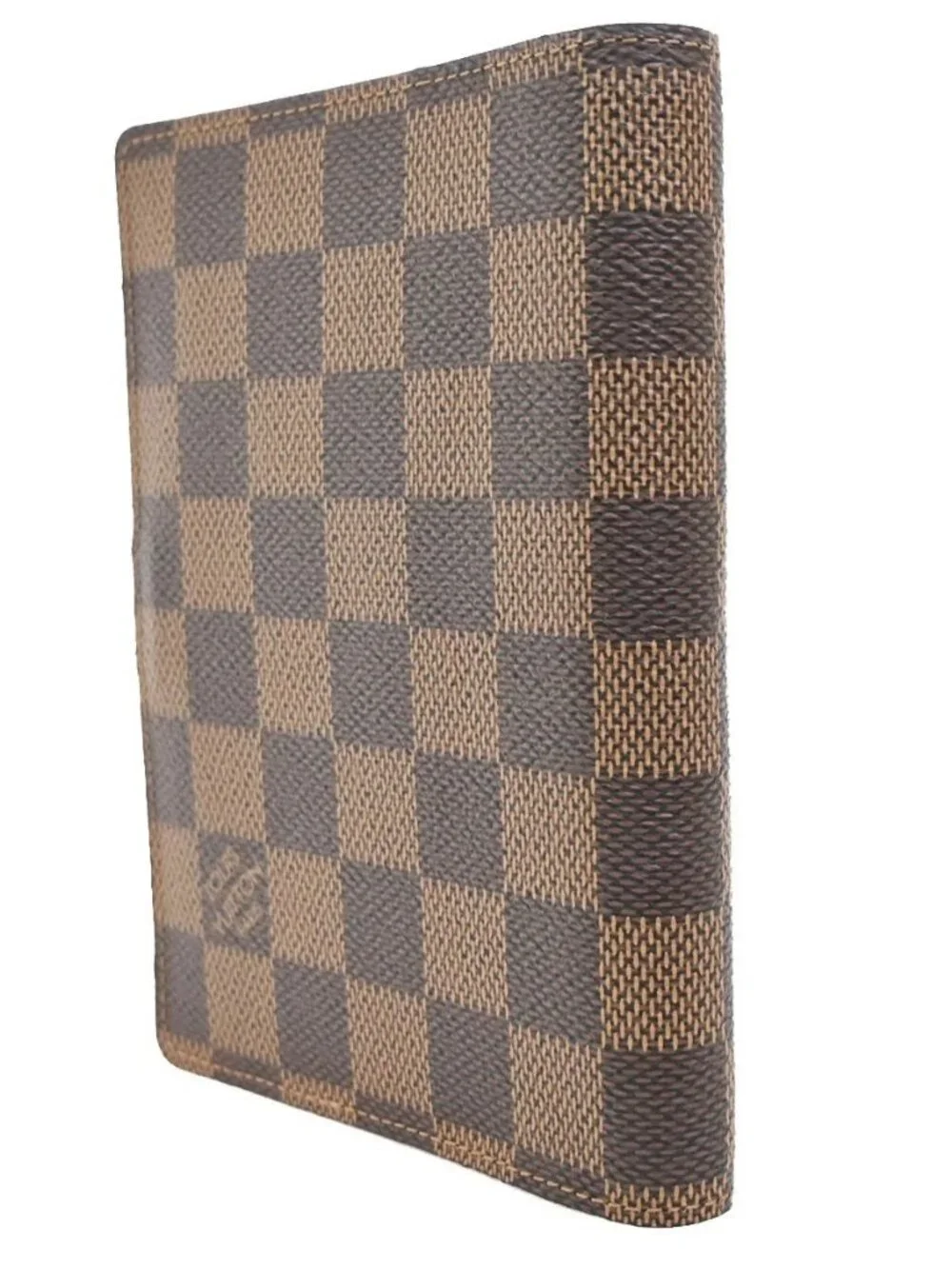 LOUIS VUITTON Agenda PM Cover Damier Ebene Leather Brown Spain
